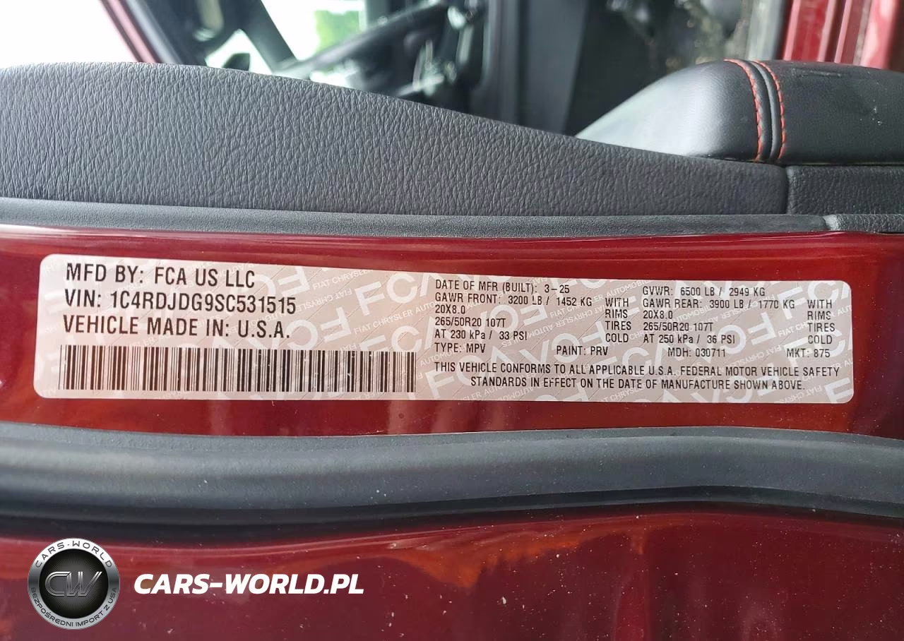 2025 Dodge Durango Gt VIN:1C4RDJDG9SC531515 - 14