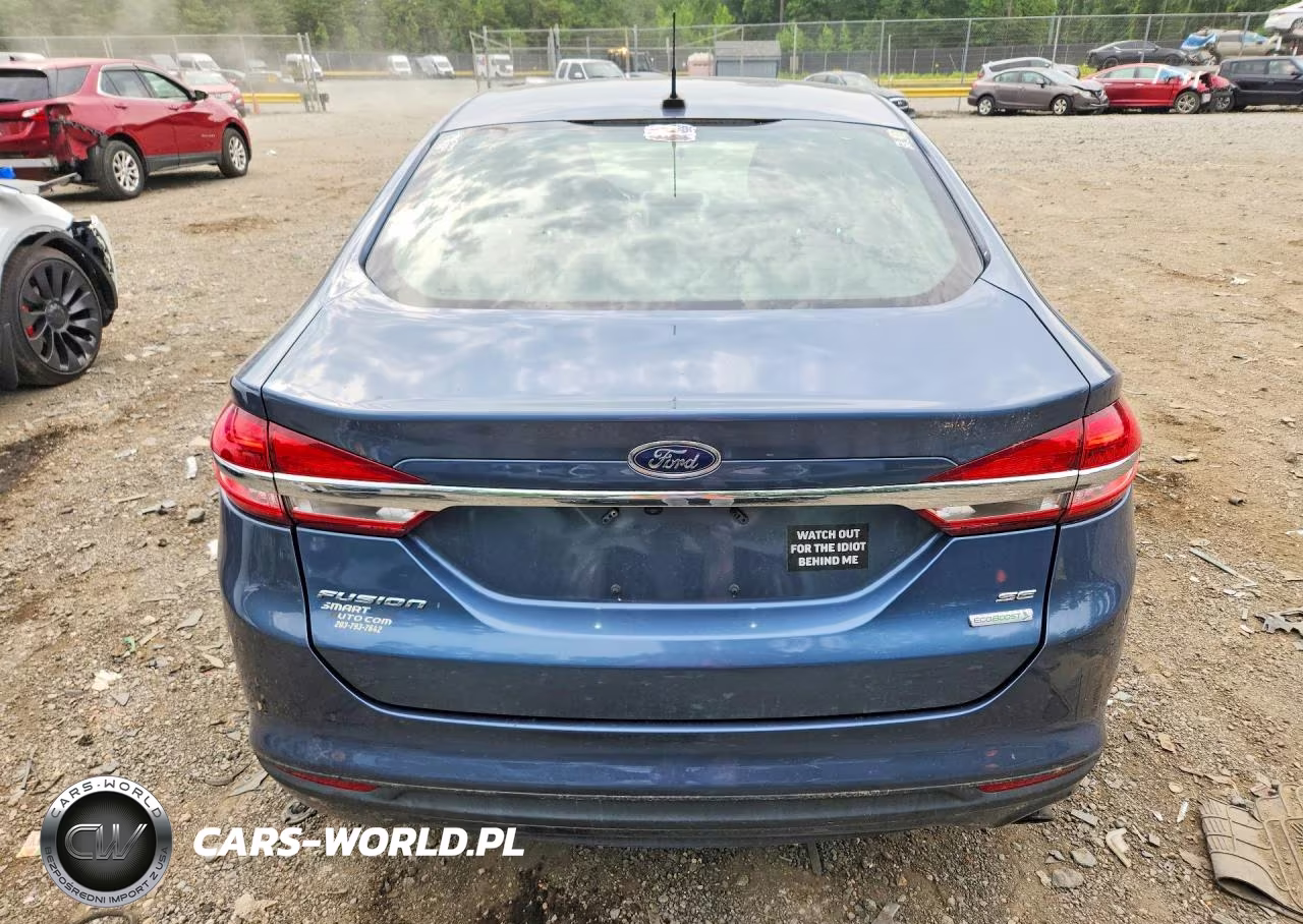 2018 Ford Fusion Se VIN:3FA6P0HD0JR189186 - 6
