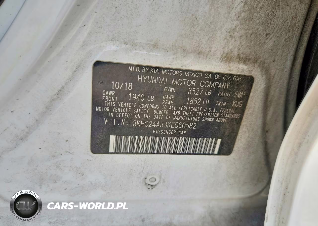 2019 Hyundai Accent Sel VIN:3KPC24A33KE060582 - 13