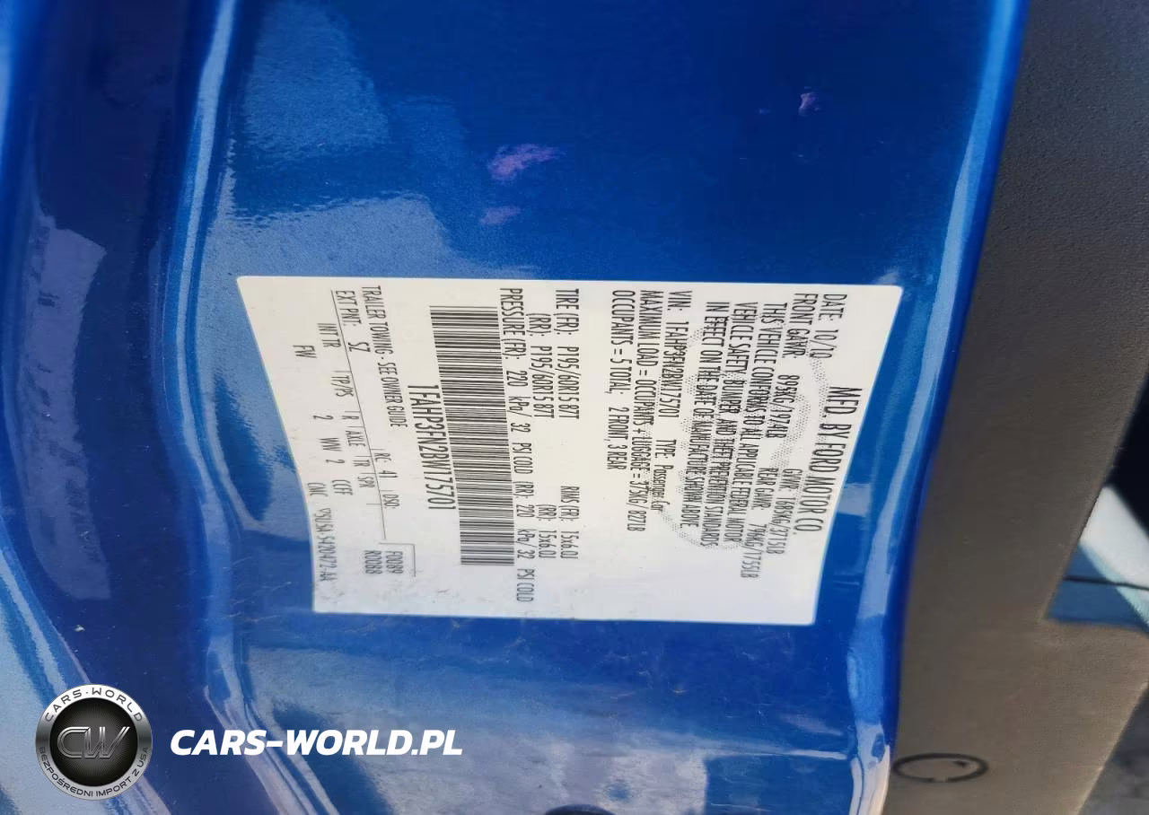 2011 Ford Focus Se VIN:1FAHP3FN2BW175701 - 12