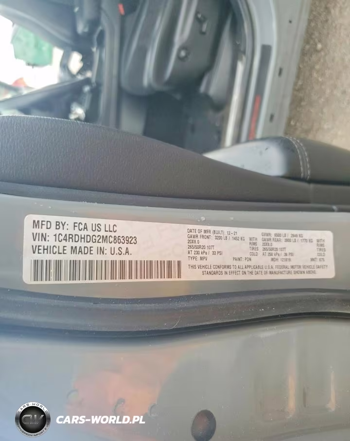 2021 Dodge Durango Gt VIN:1C4RDHDG2MC863923 - 13
