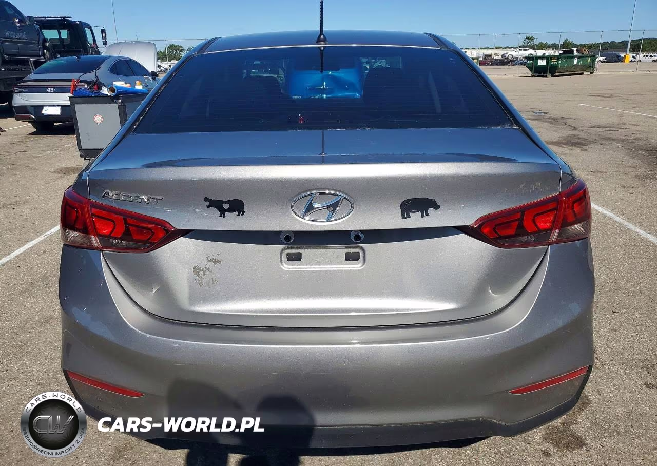 2022 Hyundai Accent Se VIN:3KPC24A62NE173440 - 6