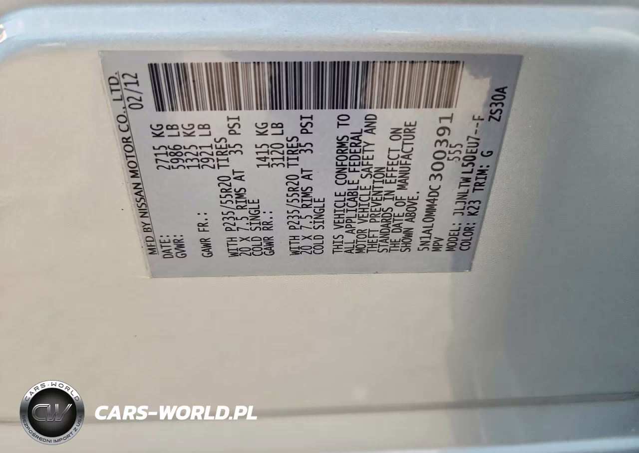 2013 Infiniti Jx35 Base VIN:5N1AL0MM4DC300391 - 13