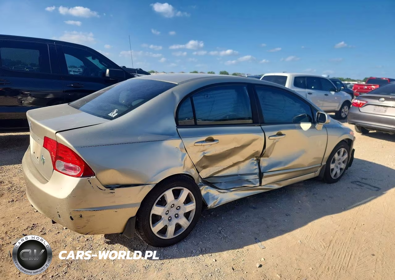 2008 Honda Civic Lx VIN:1HGFA16538L099568 - 3