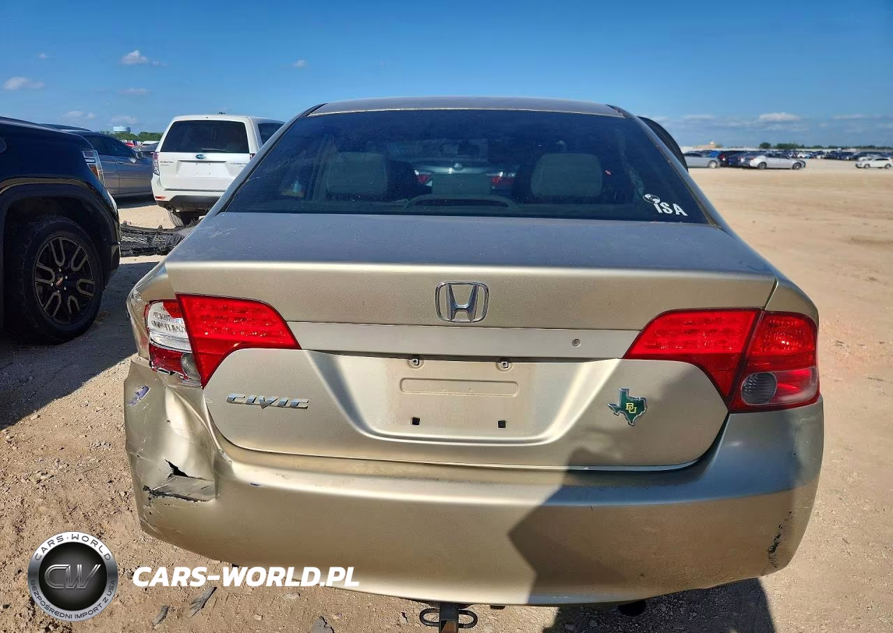 2008 Honda Civic Lx VIN:1HGFA16538L099568 - 6