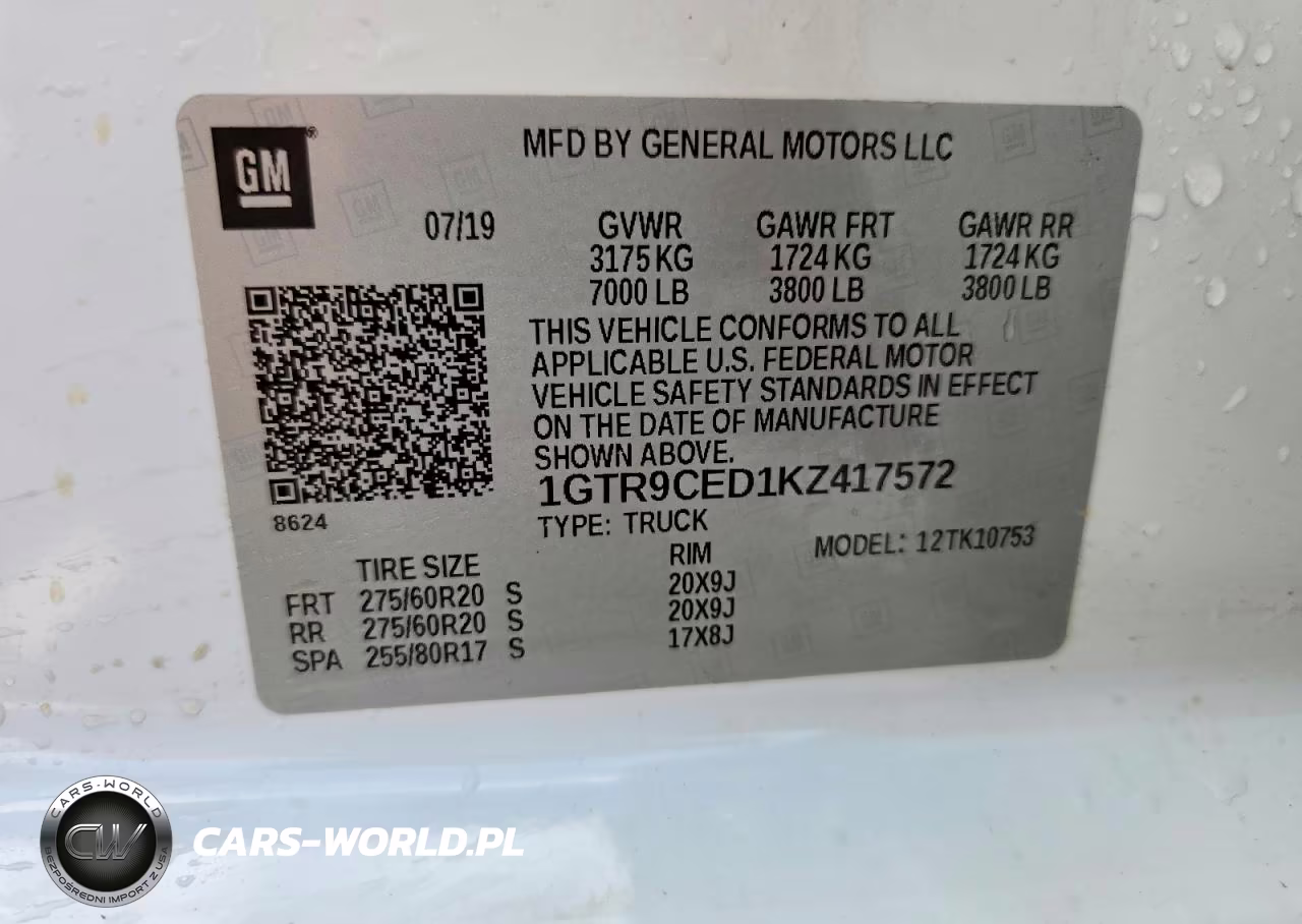 2019 GMC Sierra K1500 Elevation VIN:1GTR9CED1KZ417572 - 12