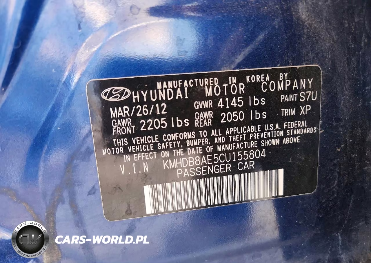 2012 Hyundai Elantra Touring Gls VIN:KMHDB8AE5CU155804 - 13