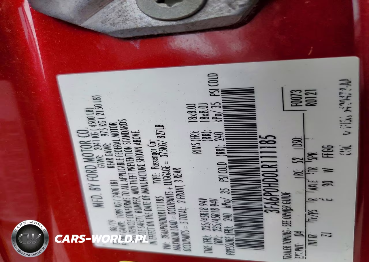 2020 Ford Fusion Se VIN:3FA6P0HD0LR111185 - 13