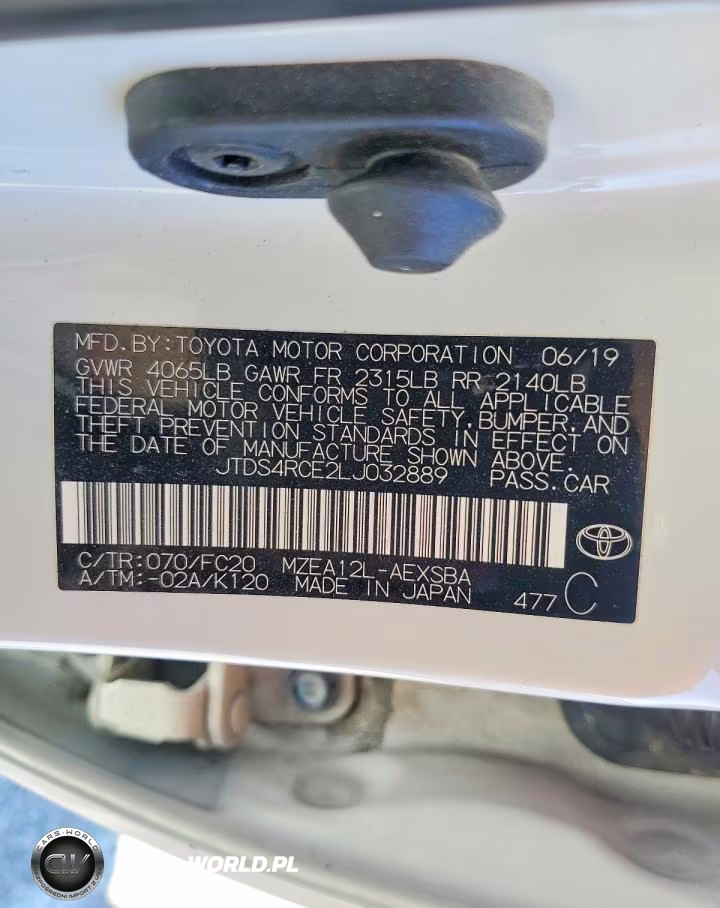 2020 Toyota Corolla Se VIN:JTDS4RCE2LJ032889 - 12