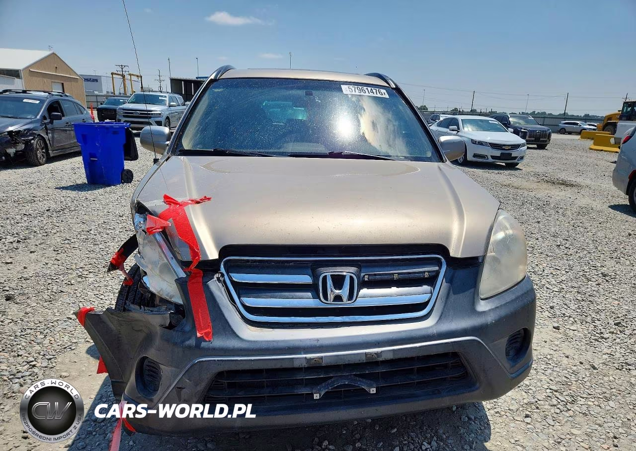 2006 Honda Cr-V Ex VIN:SHSRD78886U402592 - 5