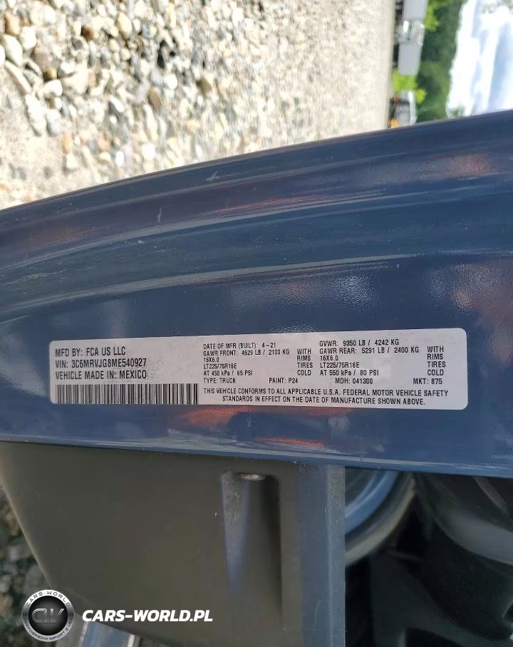 2021 Ram Promaster 3500 Delivery Van VIN:3C6MRVJG8ME540927 - 13