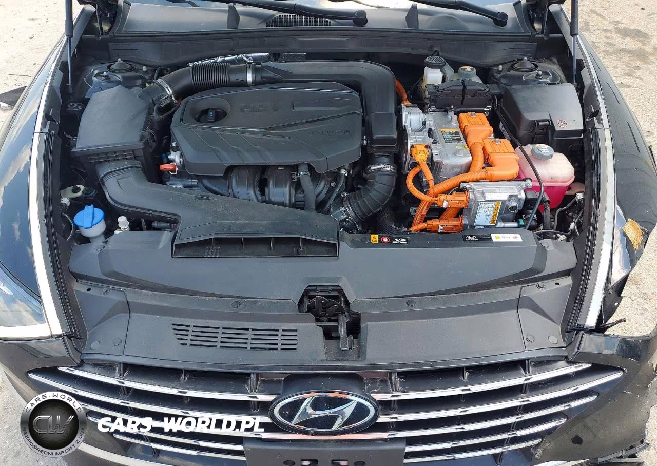 2022 Hyundai Sonata Hybrid Blue VIN:KMHL24JJ4NA048250 - 11