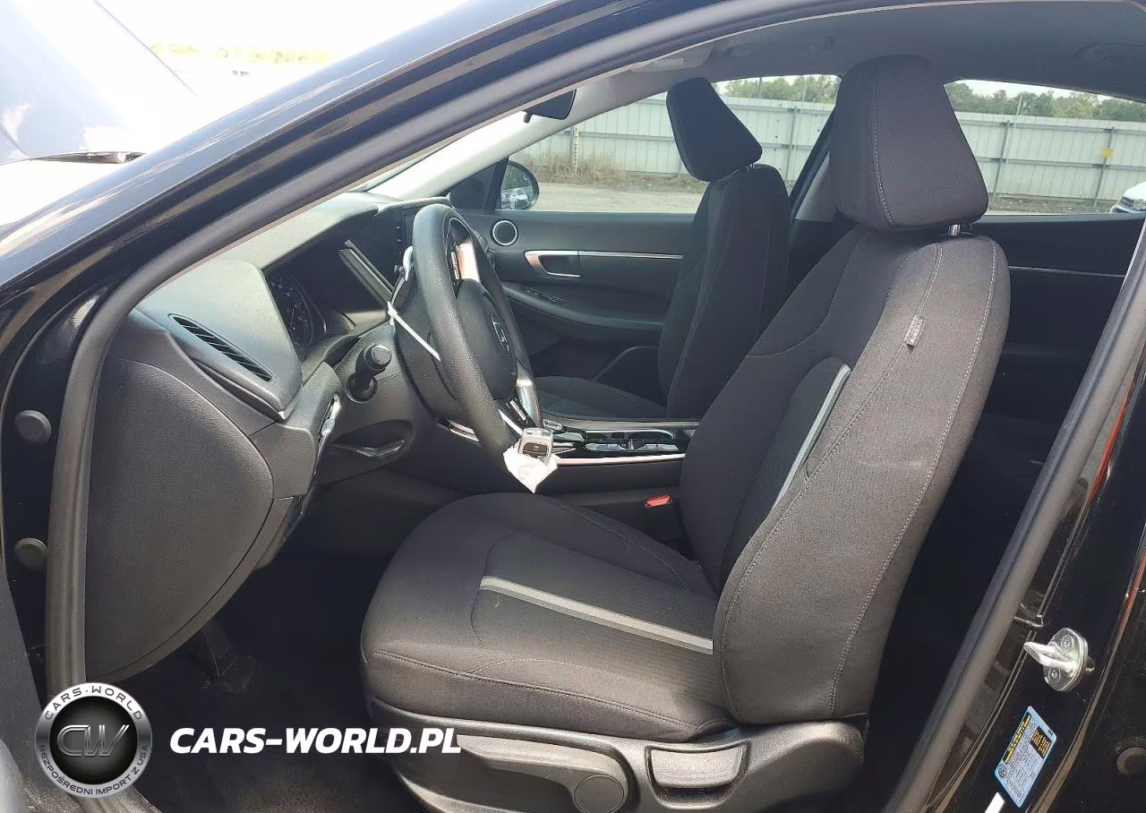 2022 Hyundai Sonata Hybrid Blue VIN:KMHL24JJ4NA048250 - 7