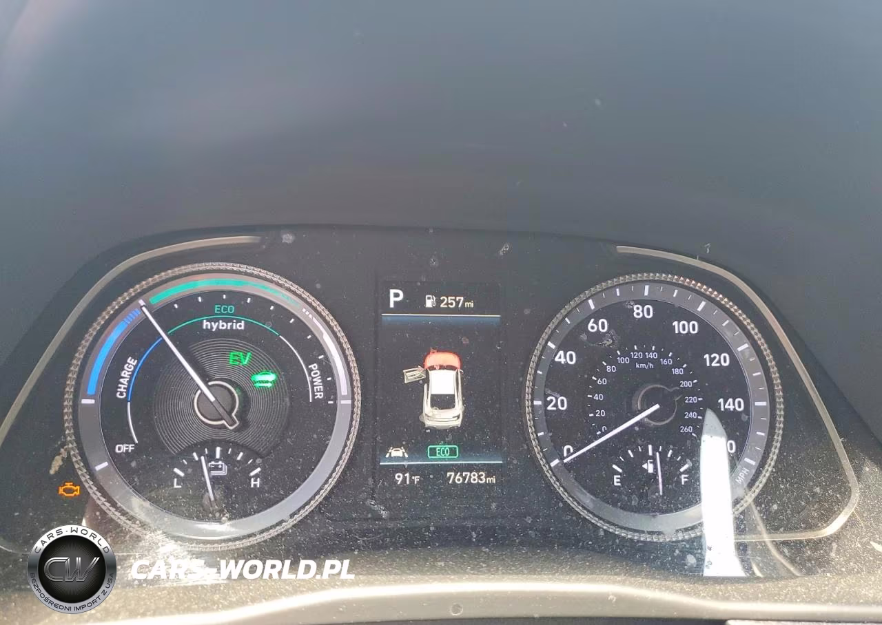 2022 Hyundai Sonata Hybrid Blue VIN:KMHL24JJ4NA048250 - 9