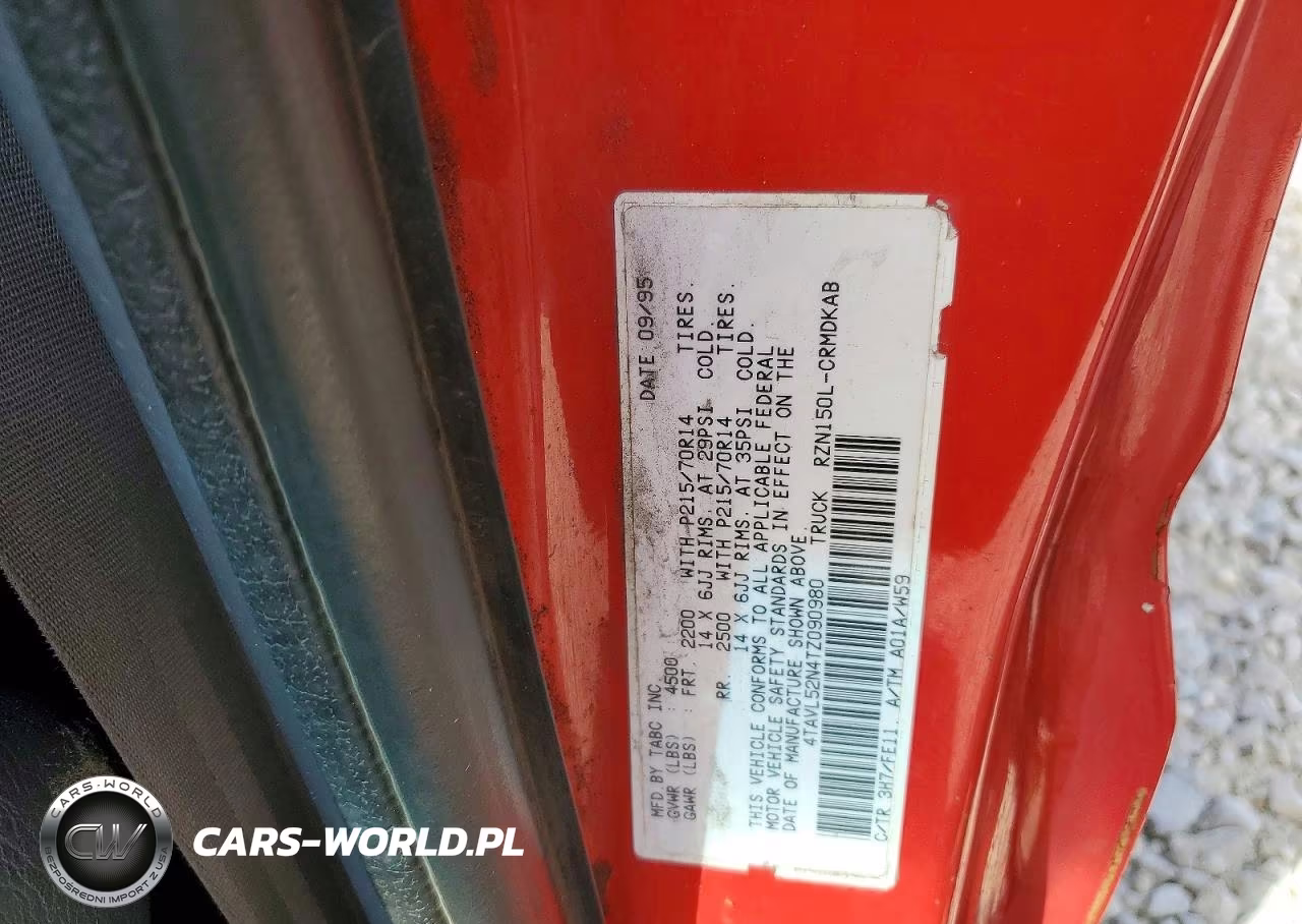 1996 Toyota Tacoma Xtracab VIN:4TAVL52N4TZ090980 - 13