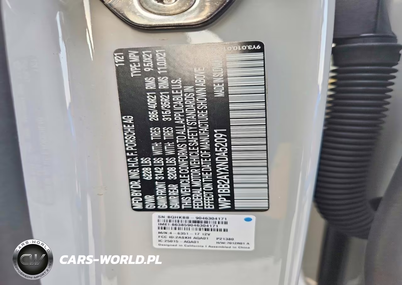 2022 Porsche Cayenne S Coupe VIN:WP1BB2AYXNDA52091 - 14