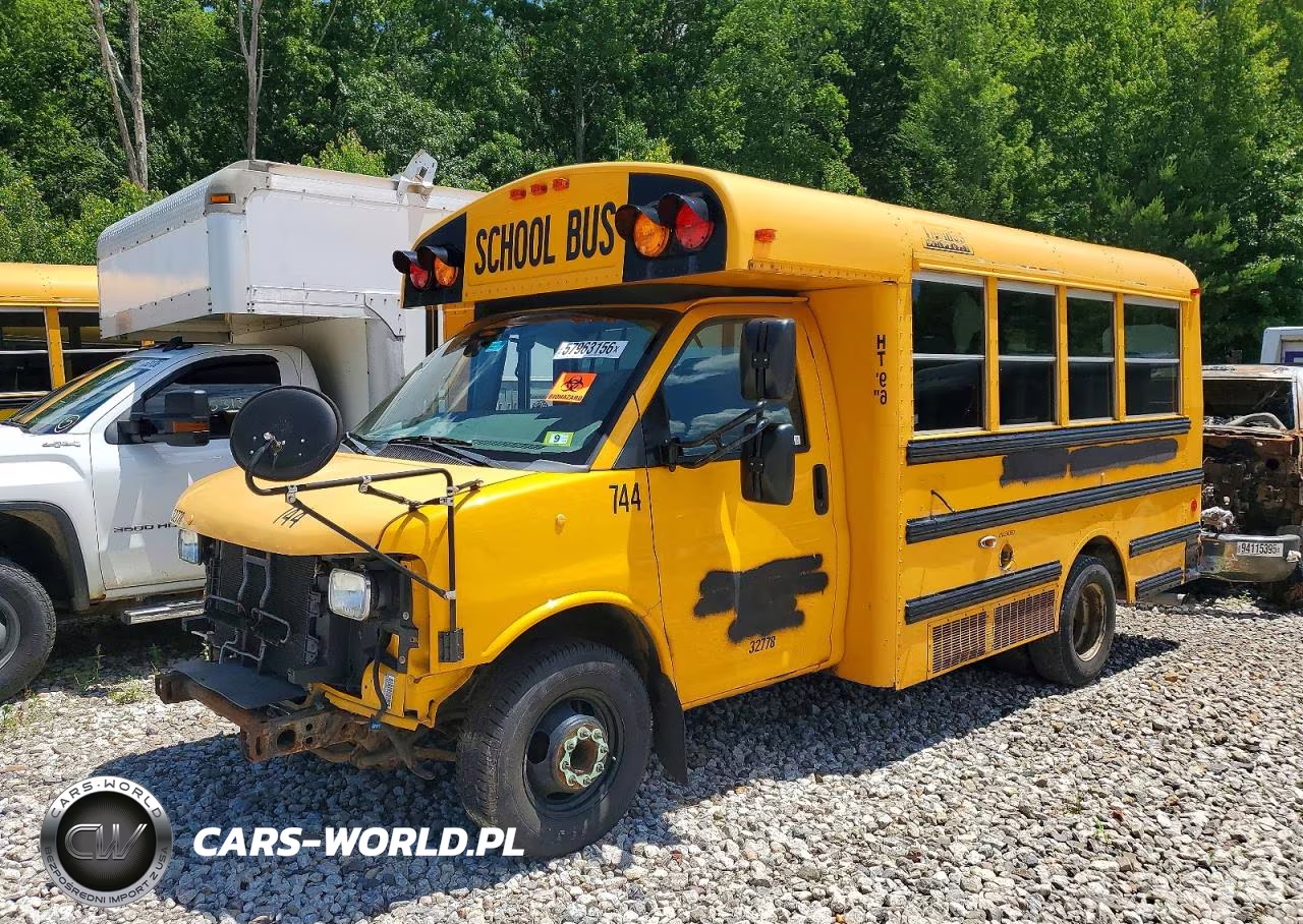 2014 Chevrolet Express G3 - School Bus VIN:1GB3G2BG3E1139219 - 2
