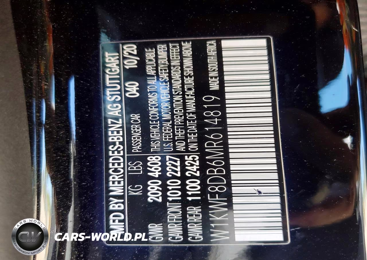 2021 Mercedes-Benz C 300 VIN:W1KWF8DB6MR614819 - 13