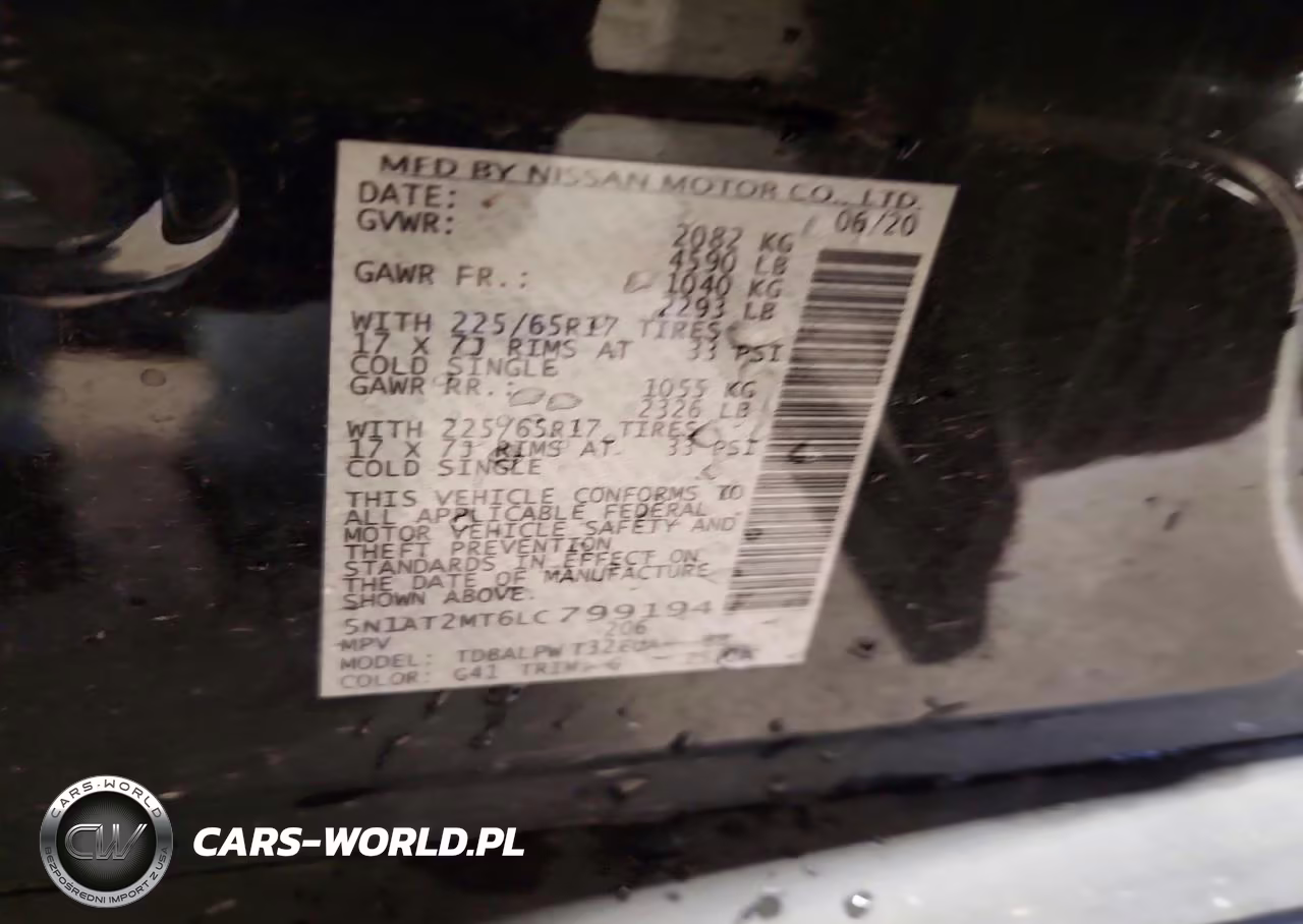 2020 Nissan Rogue S VIN:5N1AT2MT6LC799194 - 13