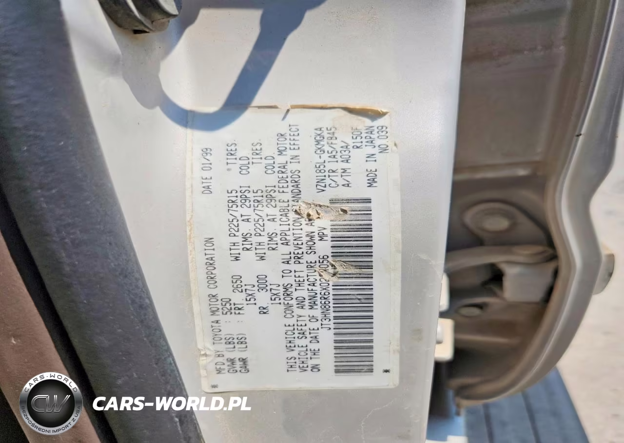 1999 Toyota 4Runner Sr5 VIN:JT3HN86R6X0224056 - 13