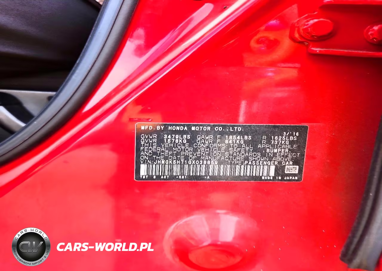 2016 Honda Fit Ex VIN:JHMGK5H71GX038859 - 12