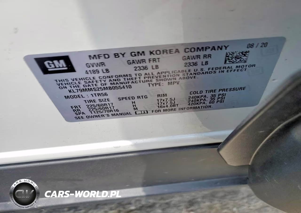2021 Chevrolet Trailblazer Ls VIN:KL79MMS25MB055410 - 13