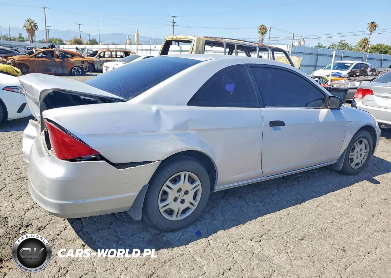 2001 Honda Civic Lx VIN:1HGEM22551L007252 - 3