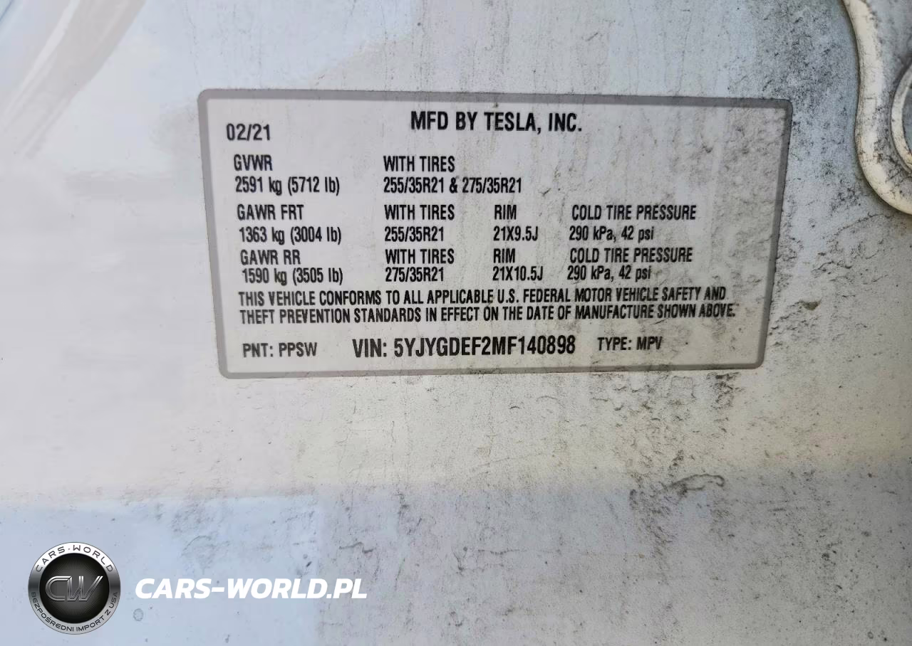 2021 Tesla Model Y VIN:5YJYGDEF2MF140898 - 13