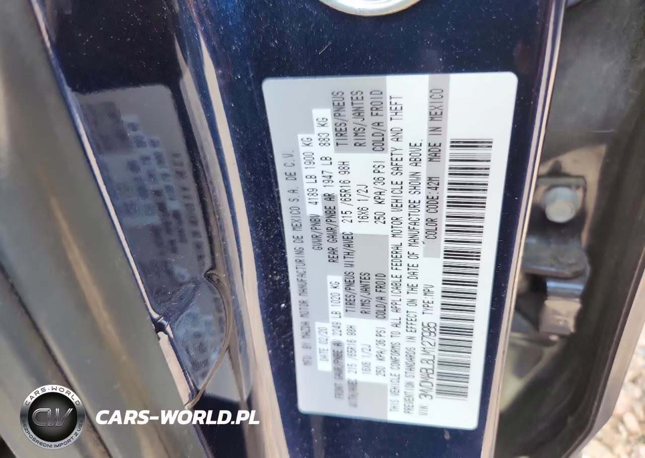 2020 Mazda Cx-30 VIN:3MVDMABL8LM127985 - 13
