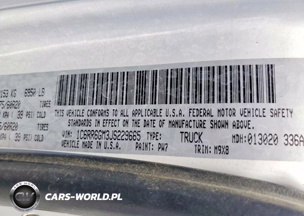 2018 Ram 1500 Slt VIN:1C6RR6GM3JS229665 - 12