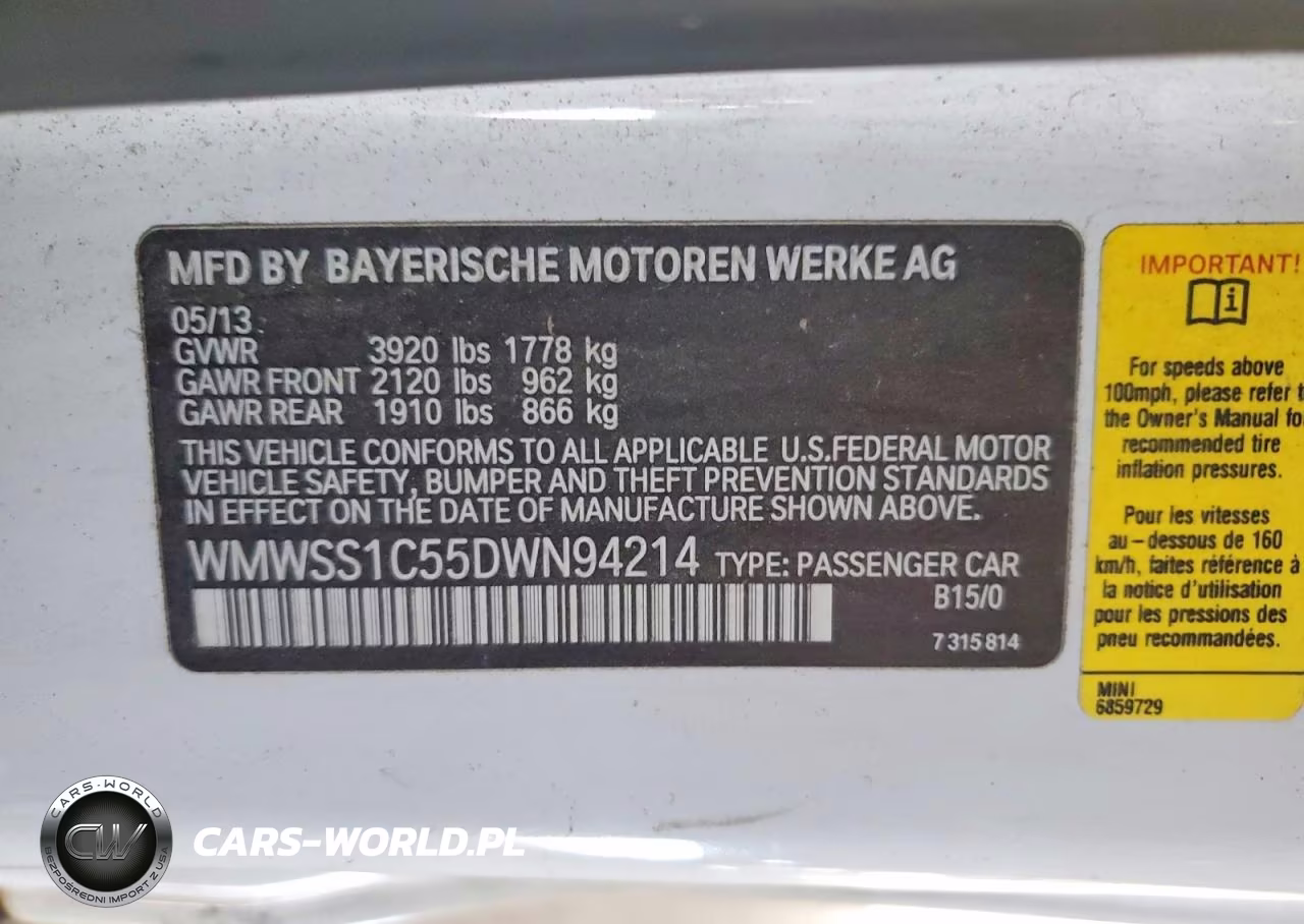 2013 Mini Paceman Cooper VIN:WMWSS1C55DWN94214 - 12