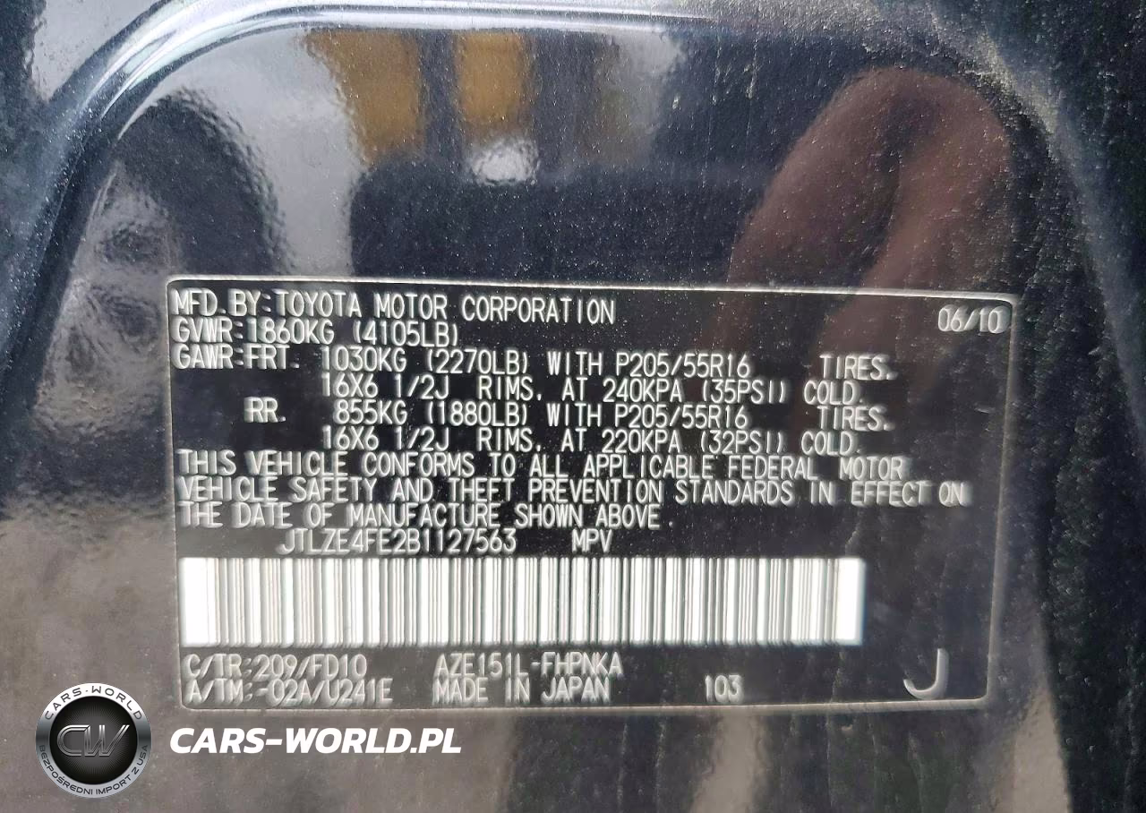 2011 Toyota Scion Xb VIN:JTLZE4FE2B1127563 - 13