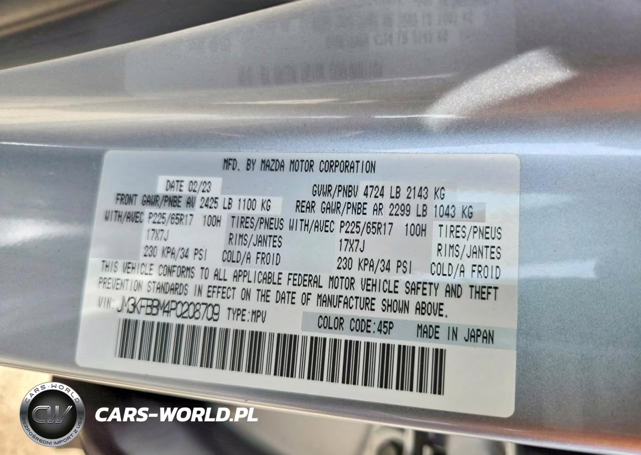 2023 Mazda Cx-5 Select VIN:JM3KFBBM4P0208709 - 14