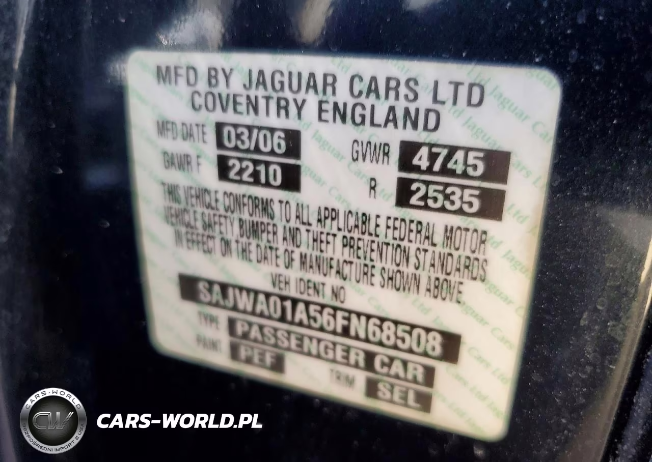 2006 Jaguar S-Type VIN:SAJWA01A56FN68508 - 12
