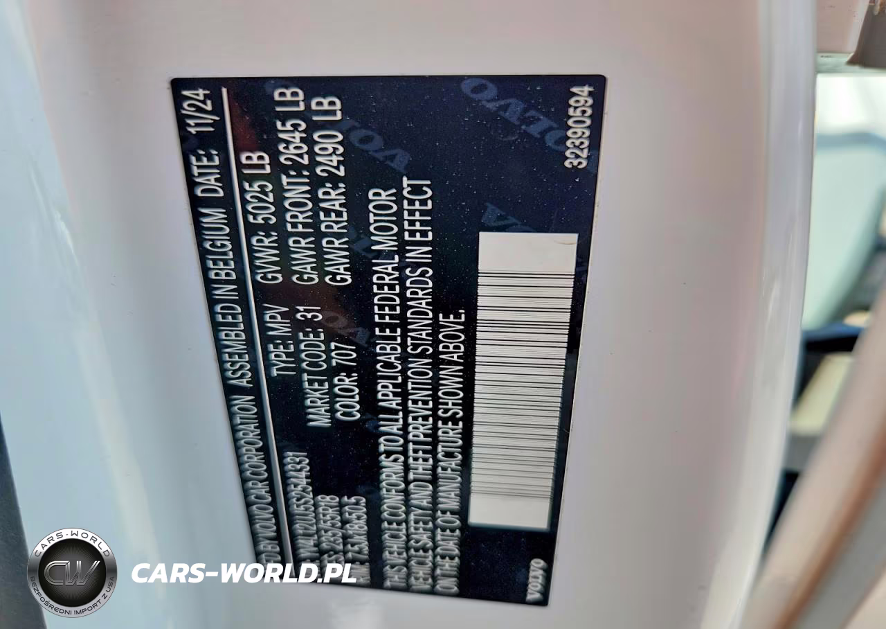2025 Volvo Xc40 Core VIN:YV4L12UJ5S2544331 - 13