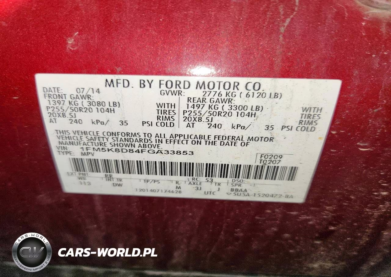 2015 Ford Explorer Xlt VIN:1FM5K8D84FGA33853 - 13