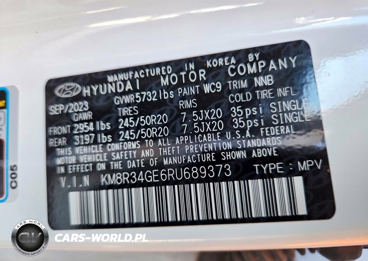 2024 Hyundai Palisade Xrt VIN:KM8R34GE6RU689373 - 13