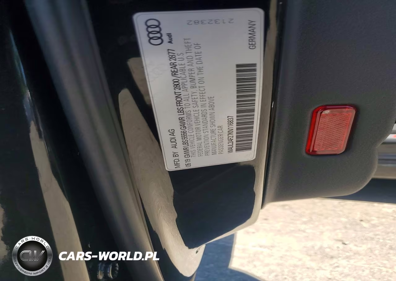 2019 Audi A6 Premium Plus VIN:WAUL2AF27KN116837 - 12
