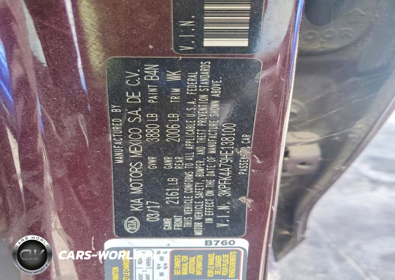 2017 Kia Forte Lx VIN:3KPFK4A79HE138100 - 12