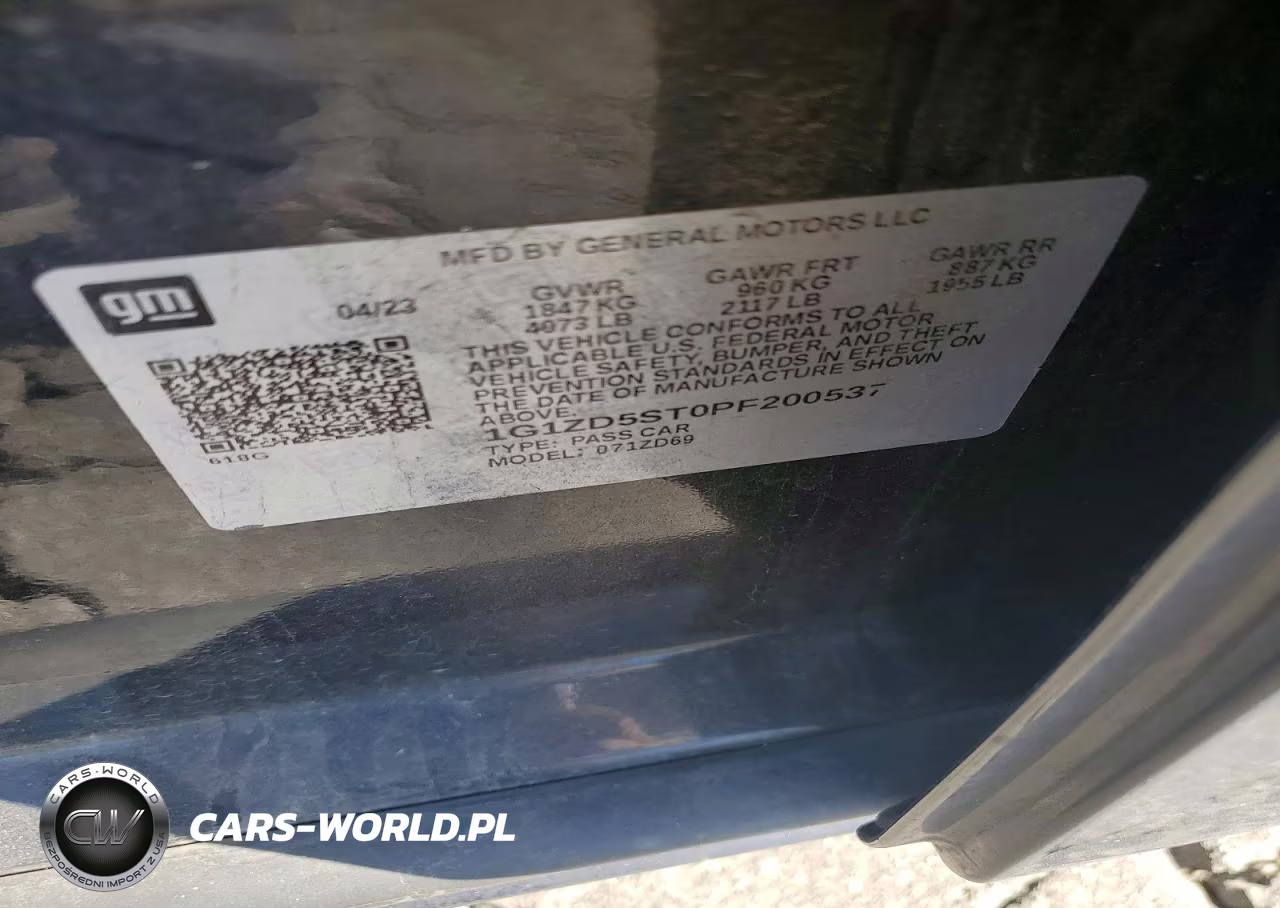 2023 Chevrolet Malibu Lt VIN:1G1ZD5ST0PF200537 - 12