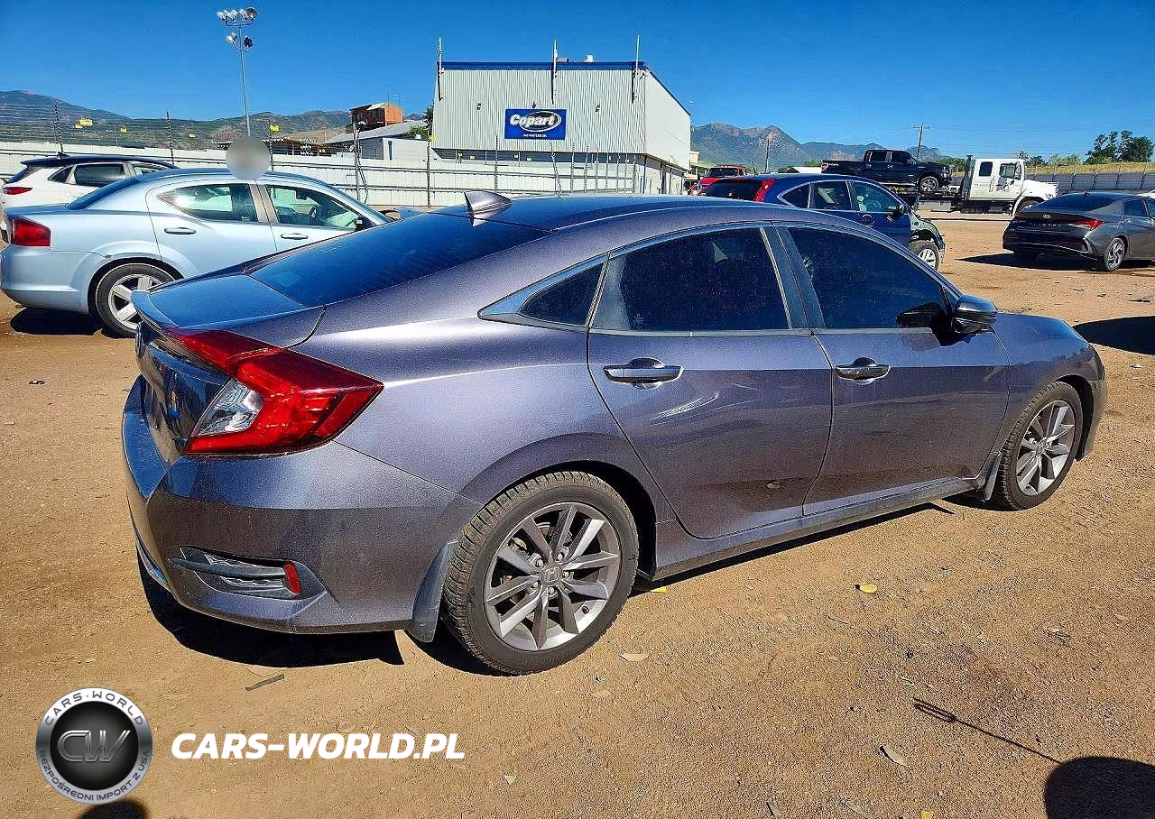 2020 Honda Civic Exl VIN:19XFC1F76LE004786 - 3