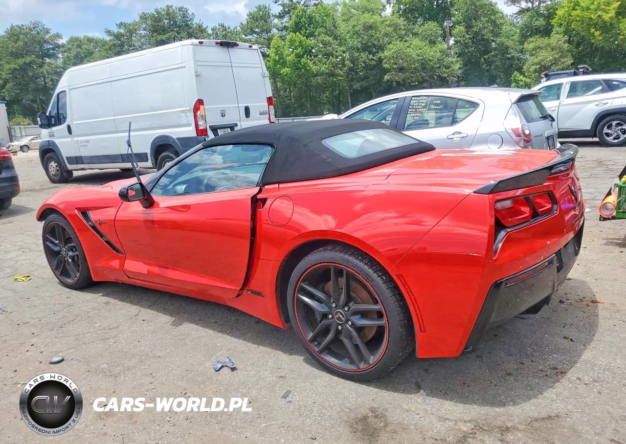 2016 Chevrolet Corvette Stingray Z51 3Lt VIN:1G1YL3D7XG5117304 - 2