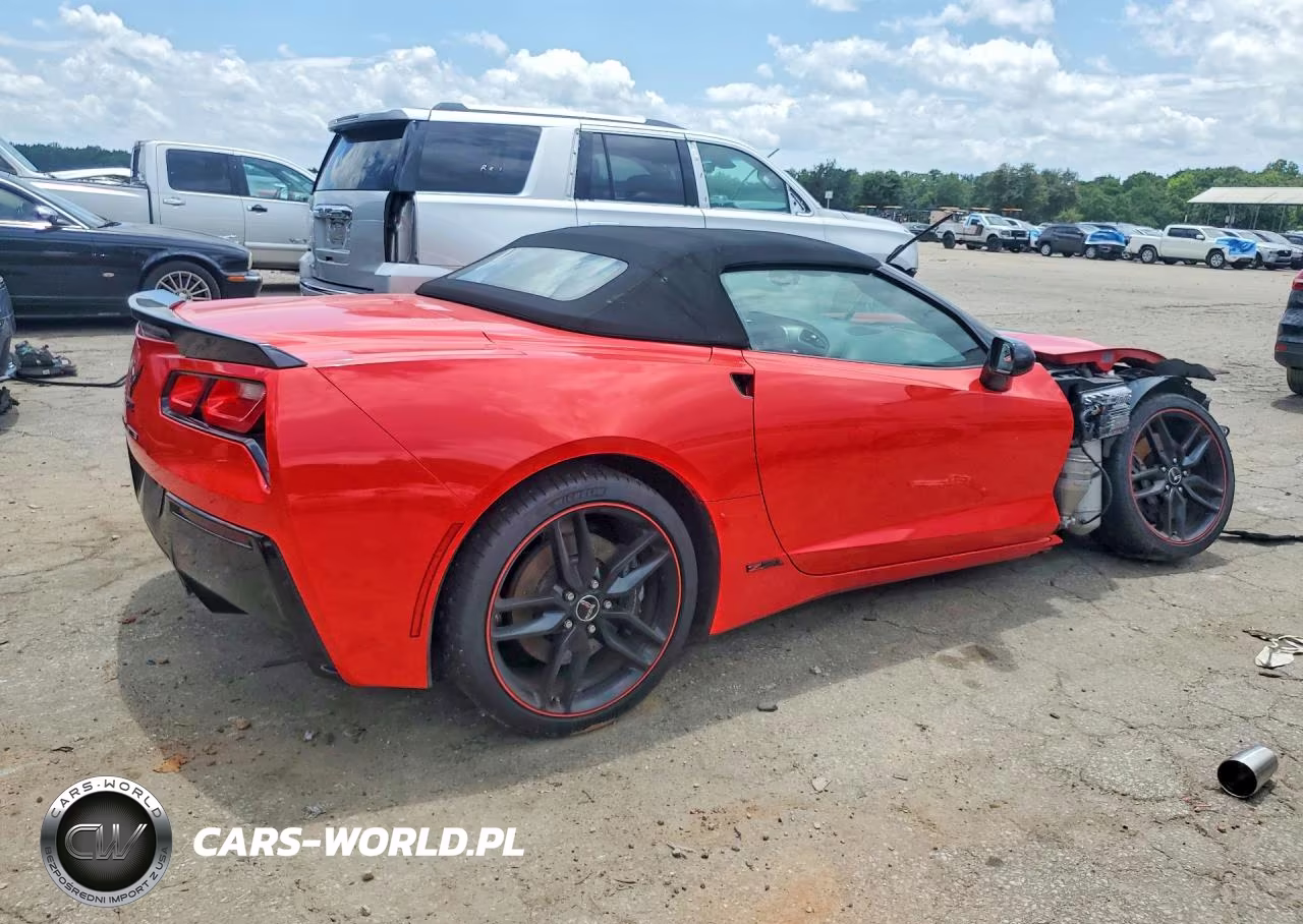 2016 Chevrolet Corvette Stingray Z51 3Lt VIN:1G1YL3D7XG5117304 - 3