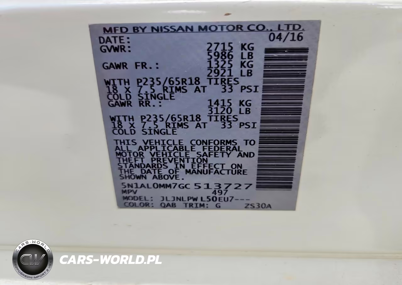 2016 Infiniti Qx60 Base VIN:5N1AL0MM7GC513727 - 13