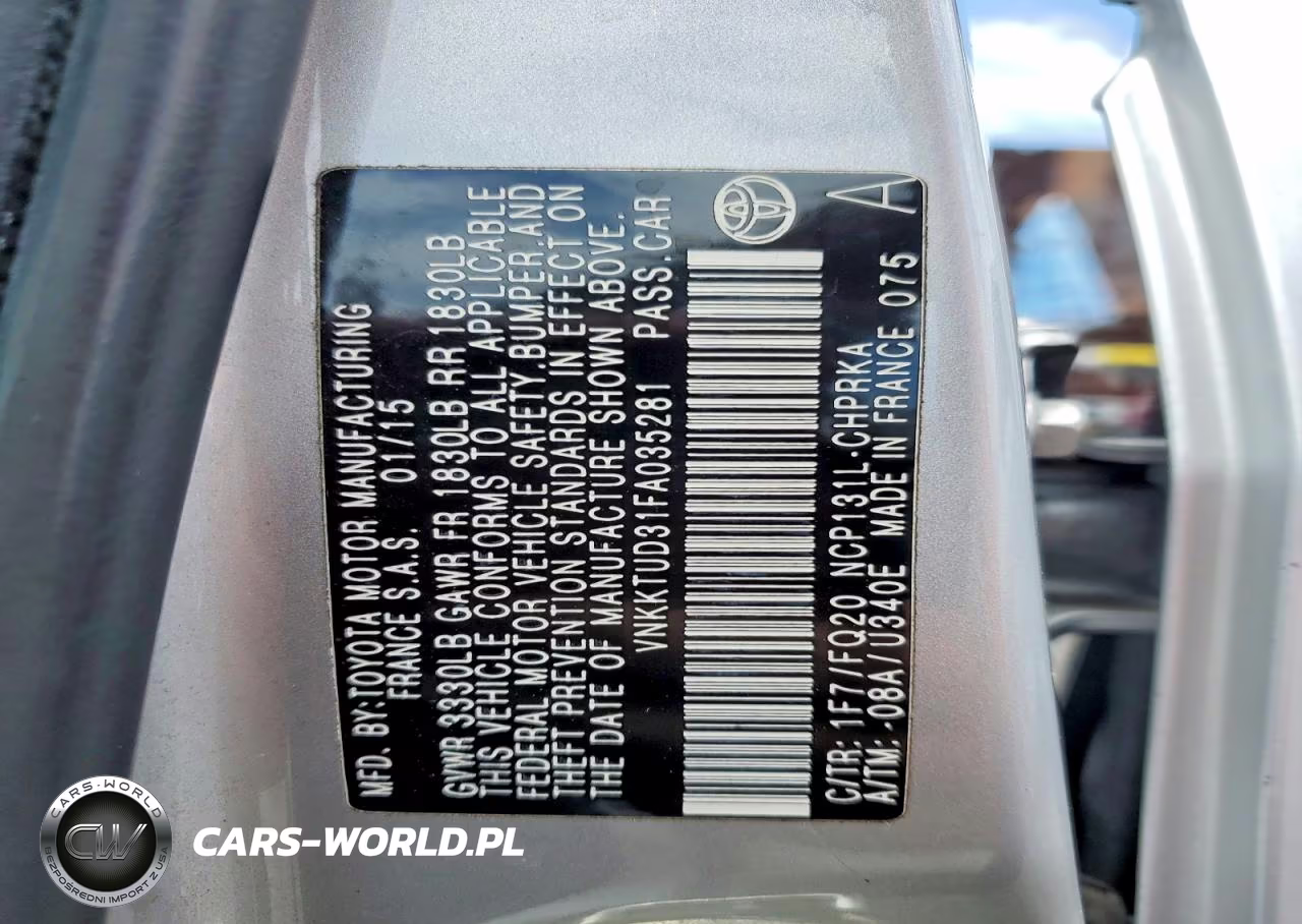 2015 Toyota Yaris 5-Door L VIN:VNKKTUD31FA035281 - 12