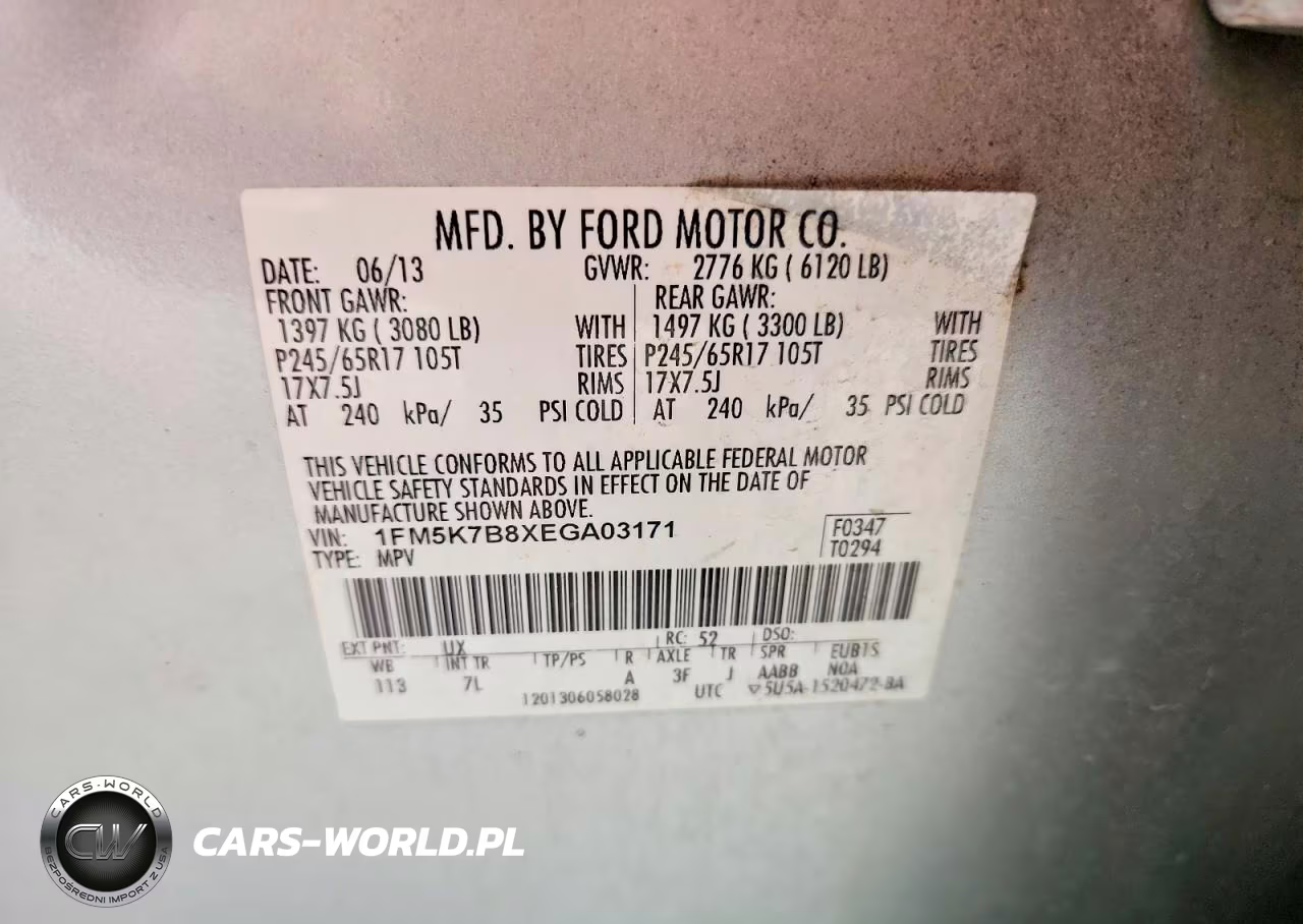 2014 Ford Explorer VIN:1FM5K7B8XEGA03171 - 13