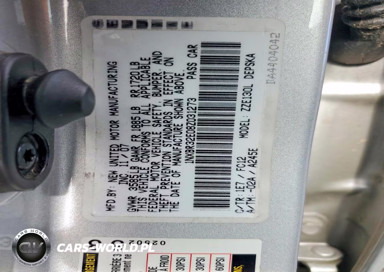 2008 Toyota Corolla S VIN:1NXBR32E08Z031273 - 12