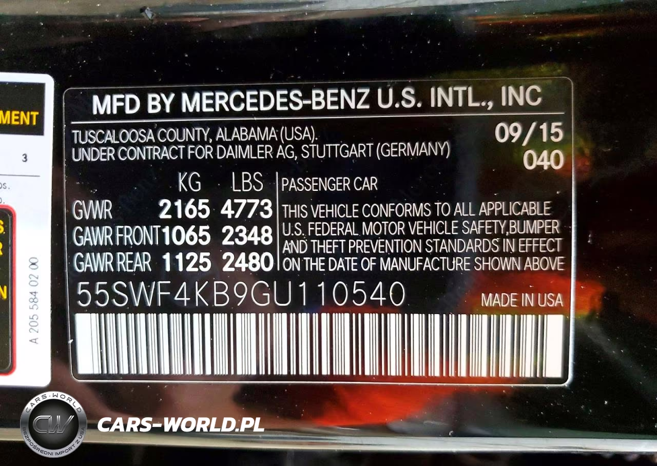 2016 Mercedes-Benz C300 4 Mat VIN:55SWF4KB9GU110540 - 12