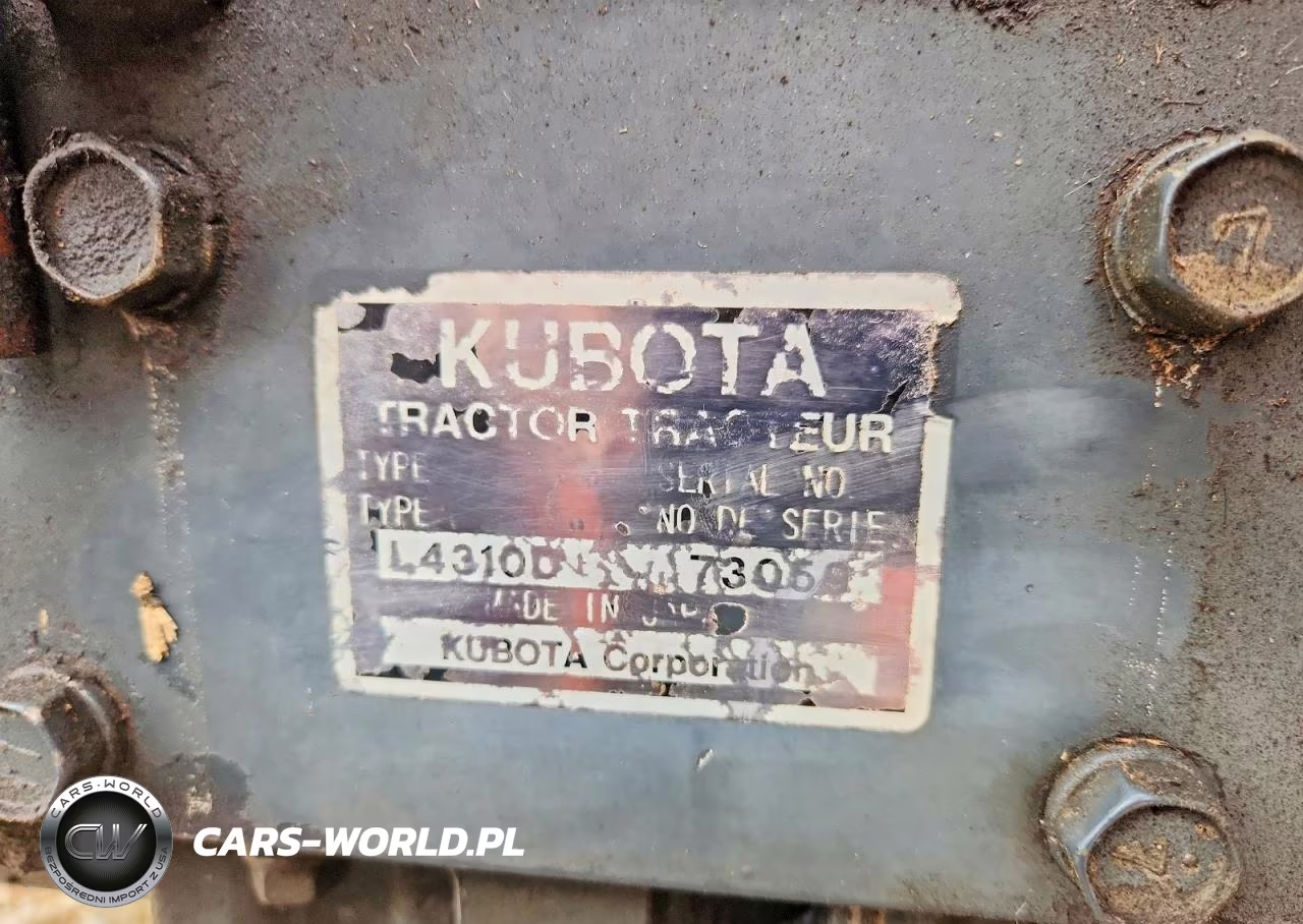 2002 Kubota L4310 Mfwd Tractor VIN:L4310D73059 - 10