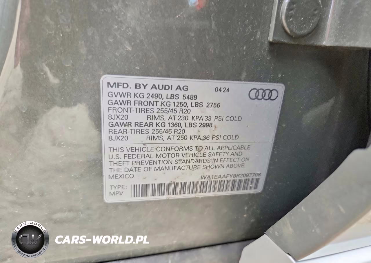 2024 Audi Q5 Premium Plus 45 VIN:WA1EAAFY8R2097708 - 13